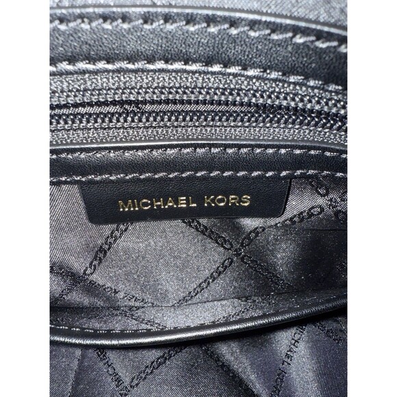 Michael Kors Elson Python Embossed Convertible Satchel Top Handle Crossbody - Picture 14 of 16